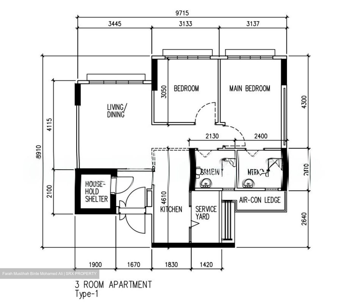 Blk 430A Bedok North Woods (Bedok), HDB 3 Rooms #561228371